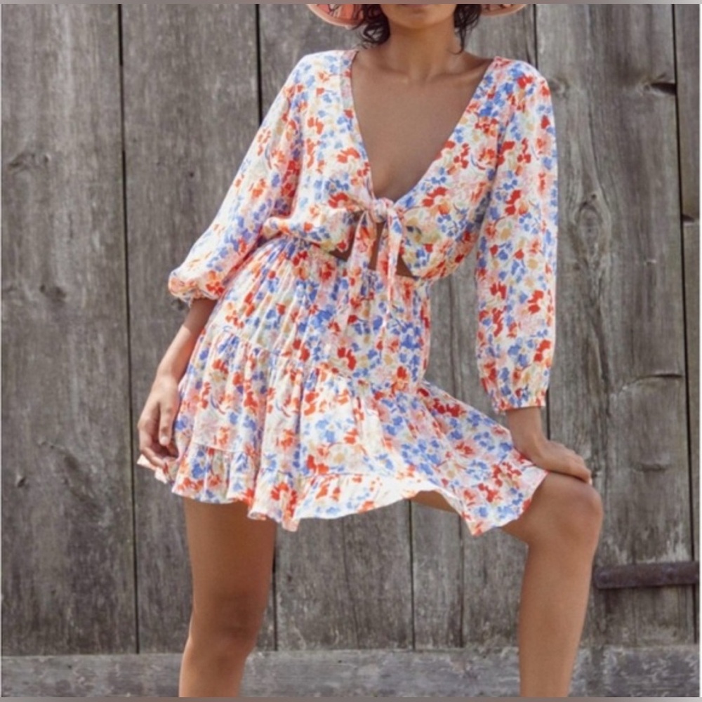 L space Stay Golden Mini dress
